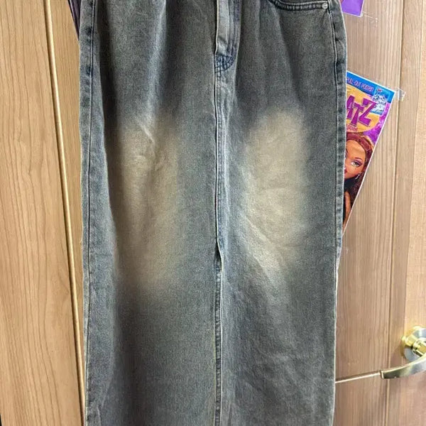 [BUNJANG] Develop Washing Denim Skirt S / 디벨롭 워싱  데님 스커트S