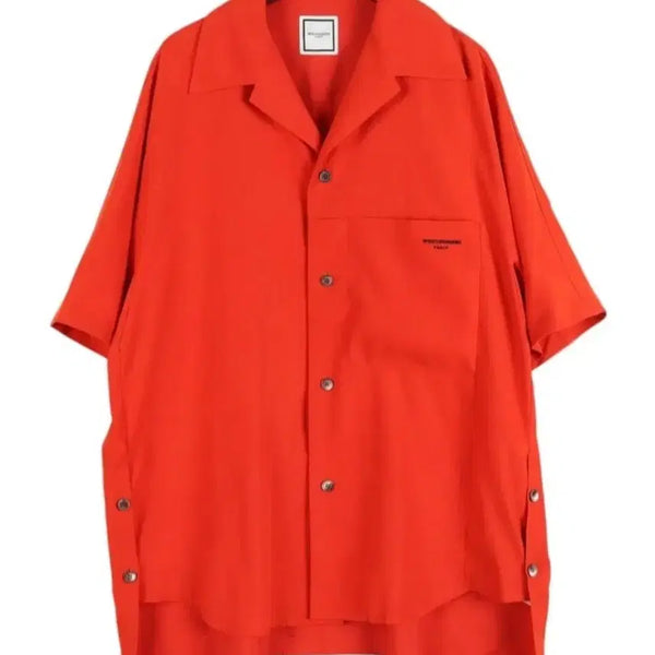 [BUNJANG] WOOYOUNGMI Red-Orange Shirt (Size 46) / 우영미 WOOYOUNGMI 셔츠 46