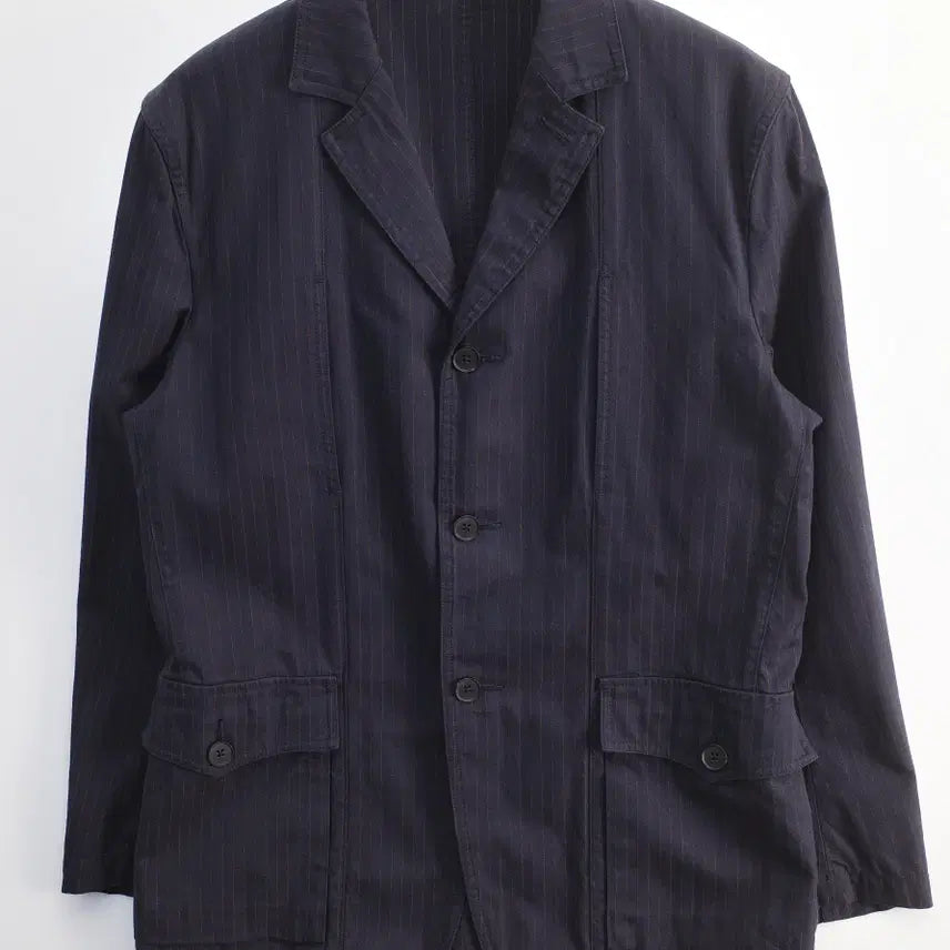 [BUNJANG] Tabloid News Stripe Jacket / 타블로이드 뉴스 스트라이프 자켓