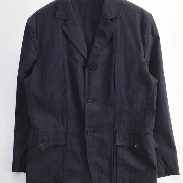 [BUNJANG] Tabloid News Stripe Jacket / 타블로이드 뉴스 스트라이프 자켓