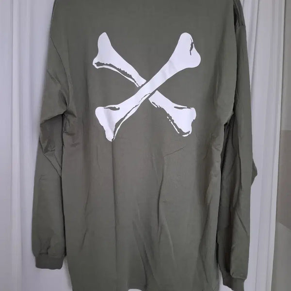 [BUNJANG] WTAPS Crossbone Long Sleeve Olive Size 3 / 더블탭스 크로스본 롱슬리브