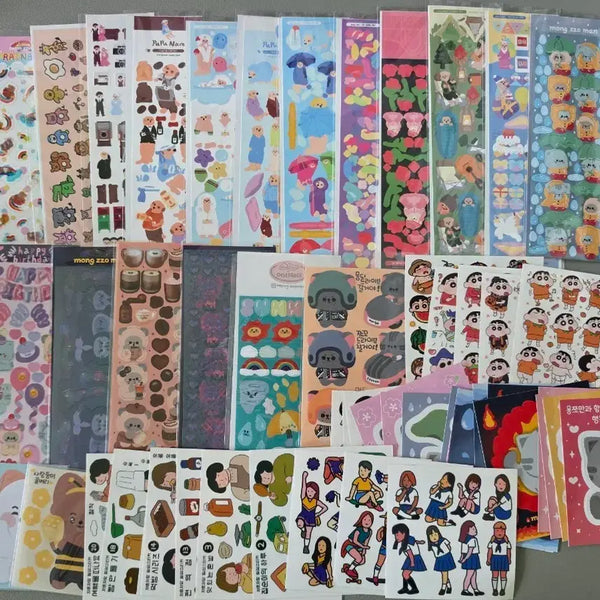 [BUNJANG] Diary Decor Sticker Bundle / (미사용)다꾸 스티커 일괄
