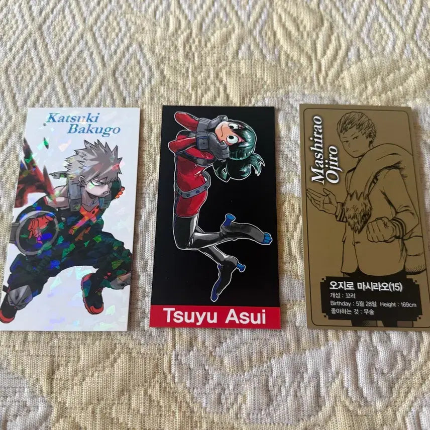 [BUNJANG] My Hero Academia Special Offerings (Bakugo/Tsuyu/Ojiro) / 나의 히어로 아카데미아 특전 (바쿠고/츠유/오지로) 나히아