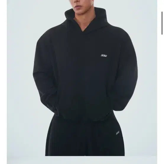 [BUNJANG] C.P. Company Wide Hooded Sweatshirt (Black) / C.P 와이드 후드티(Black)
