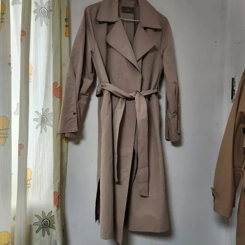 [BUNJANG] Stinger Trench Coat Beige S / 개성있는 Stinger 트렌치코트 베이지 S