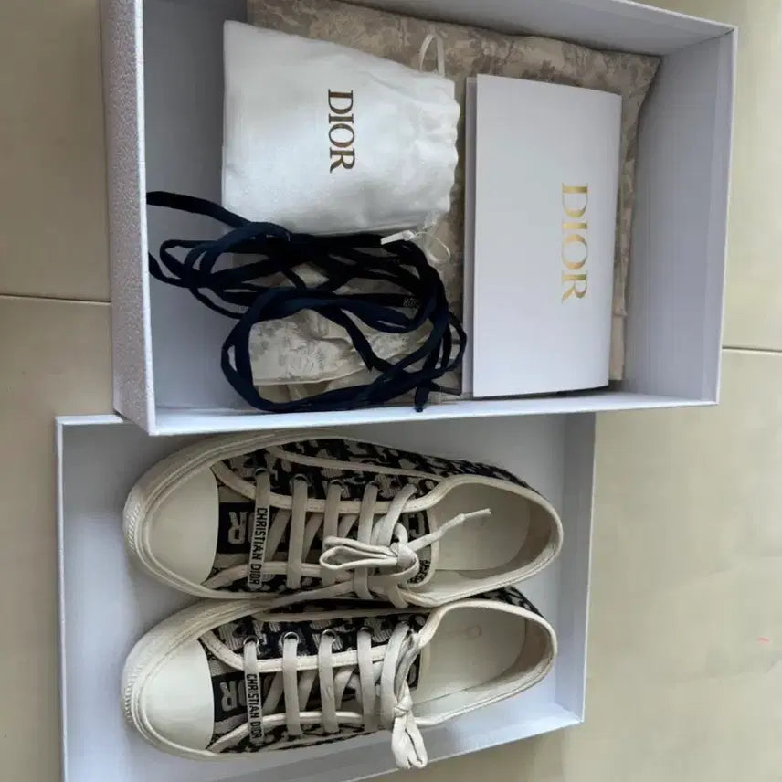 [BUNJANG] Dior Oblique Sneakers Size 235 / 디올 오블리크 스니커즈235