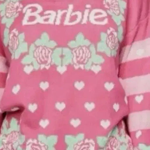 [BUNJANG] Barbie Pink Knit Sweater / 바비 핑크 니트 스웨터 수입