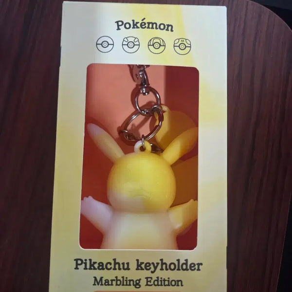 [BUNJANG] Pokemon Pikachu Marbling Edition Keychain / 포켓몬스터 피카츄 키홀더 마블링 에디션