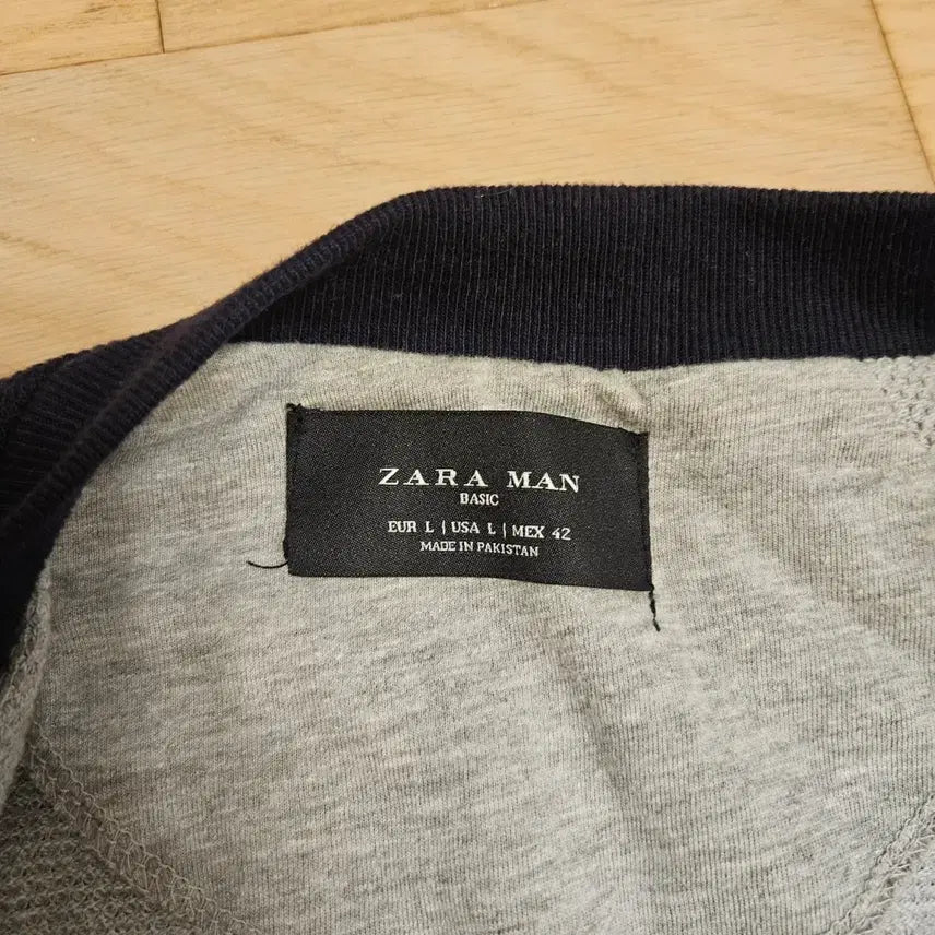 [BUNJANG] Zara Men Basic Sweatshirt / 자라 맨 기본 맨투맨 여름반바지 와셔츠