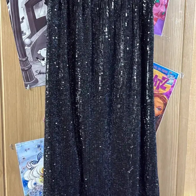 [BUNJANG] Banding Sequin Skirt / 밴딩 스팽글 스커트