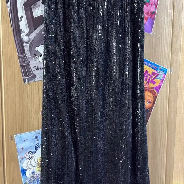 [BUNJANG] Banding Sequin Skirt / 밴딩 스팽글 스커트