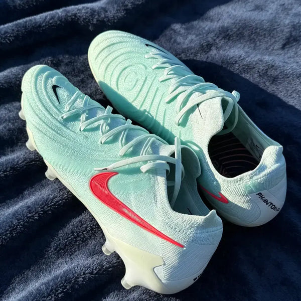 [BUNJANG] Nike Phantom GX 2 Elite FG Mint Atomic Red Football Boots (285mm) / 나이키 팬텀 Gx 2 엘리트 Fg 민트 아토믹 레드.285mm