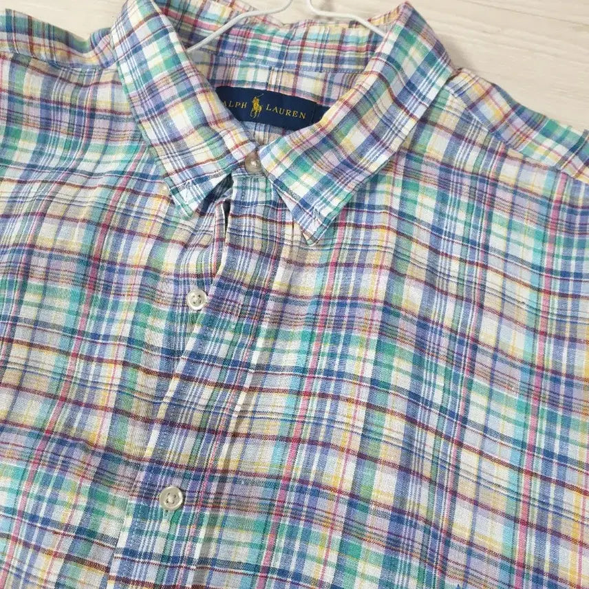 [BUNJANG] Polo Ralph Lauren 100% Linen Short Sleeve Shirt / 폴로 랄프로렌 _ 마 100% _ 린넨 반팔셔츠