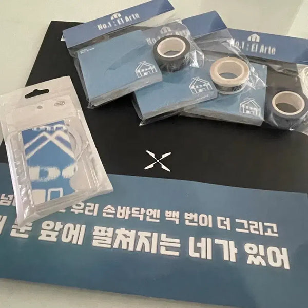 [BUNJANG] Noel Memo Pad Masking Tape Set & Cheer Banner / 노엘 굿즈 판매합니다