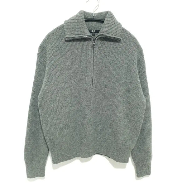 [BUNJANG] Uniqlo Premium Lambswool Half Zip Knit (M) / 유니클로 C 우먼 프리미엄 램스 울 하프 집업 니트 M_W0744