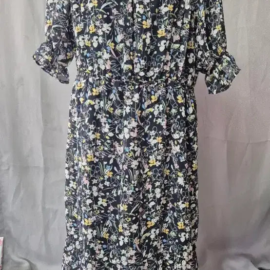 [BUNJANG] Christina&co Flower Chiffon Dress Size 7 / Christina&co 플라워 쉬폰 원피스  7ㅂ