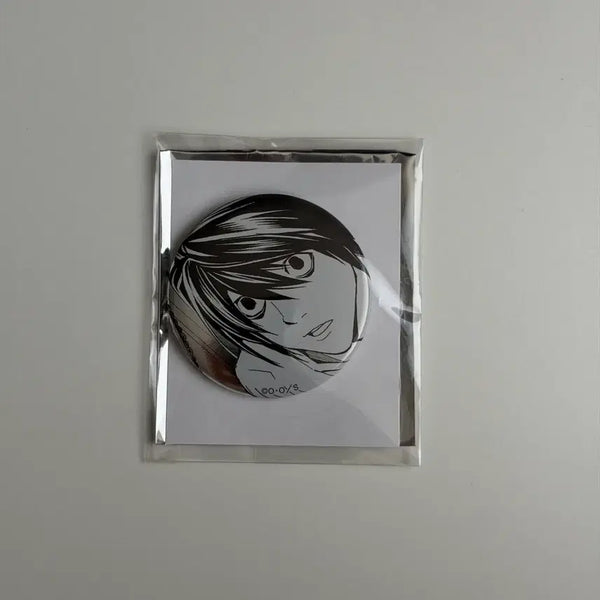 [BUNJANG] Death Note Exhibition L Can Badge / 데스노트 원화전 엘 캔뱃지