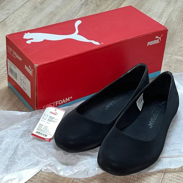 [BUNJANG] Puma Yongi Flat Soft Foam Loafers (Size 235) / 푸마 Yongi Flat 소프트폼 플랫슈즈 단화 235