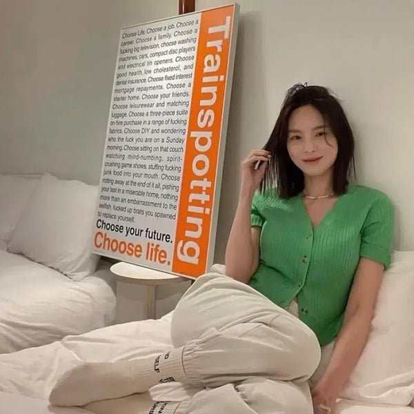 [BUNJANG] Bplement Cropped Half-Sleeve Cardigan Green / 브플먼트 크롭 반팔 가디건 그린