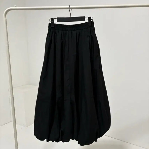 [BUNJANG] New New Black Long Skirt / 뉴뉴 블랙 롱스커트