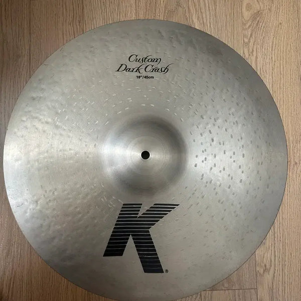[BUNJANG] Joo-jeon K Custom Dark Crash 18-inch Cymbal / 질전 k 18인치 심벌