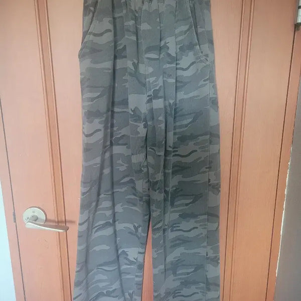 [BUNJANG] SkeLLWEG Camo Military Training Pants L / 스켈리웩 카모 밀리터리 트레이닝 팬츠 L
