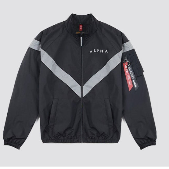 [BUNJANG] Alpha Industries PT Track Jacket Black XL / 알파인더스트리 PT 트랙자켓 블랙 (XL/110)