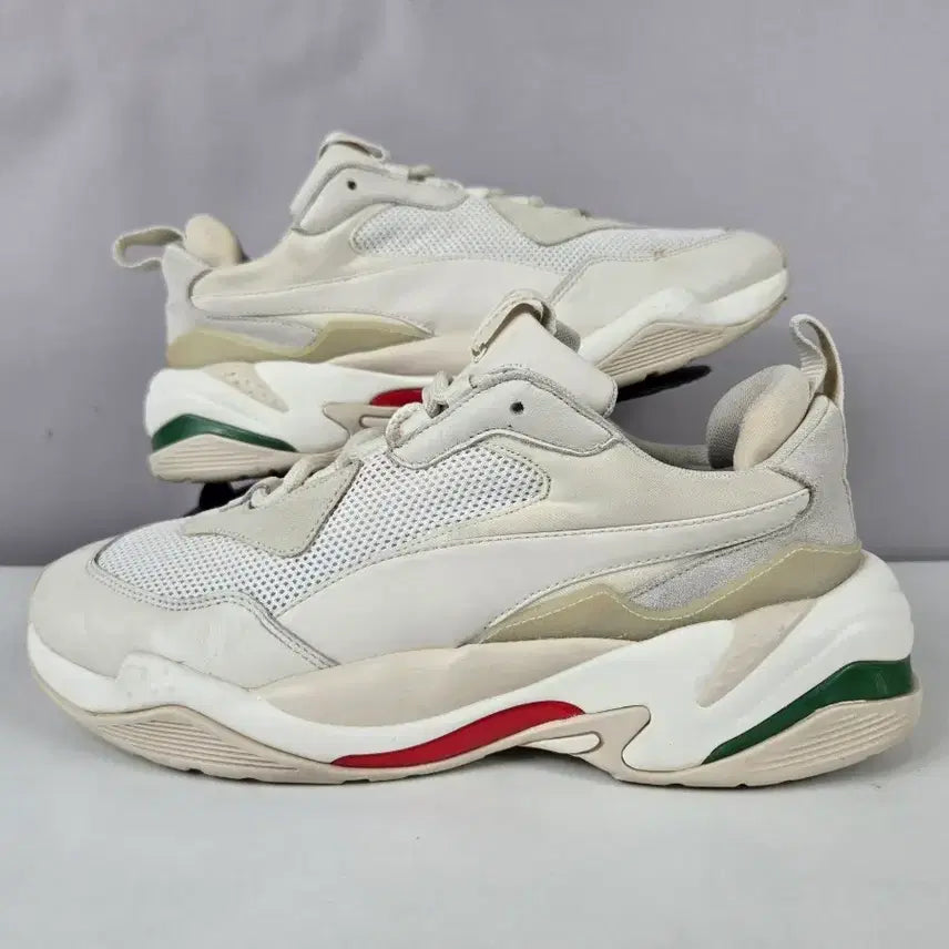 [BUNJANG] Puma Thunder Spectra Whisper White Sneakers 270mm / [무료배송]푸마 270 썬더 스펙트라 위스퍼 화이트 운동화 신발