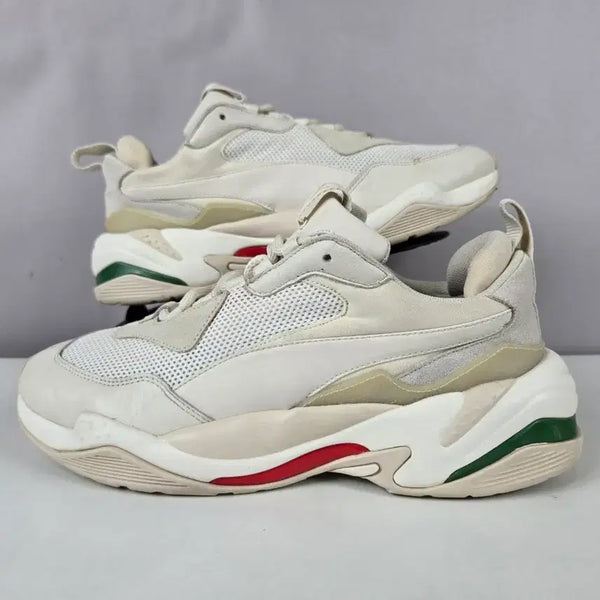 [BUNJANG] Puma Thunder Spectra Whisper White Sneakers 270mm / [무료배송]푸마 270 썬더 스펙트라 위스퍼 화이트 운동화 신발