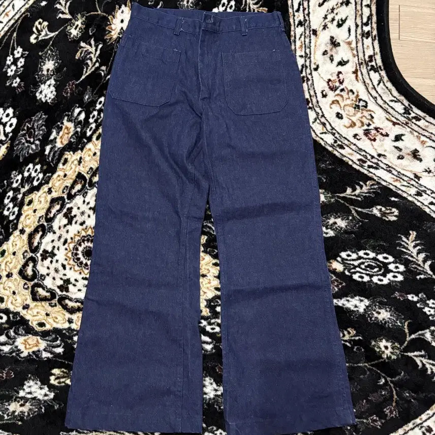 [BUNJANG] US Navy Flare Denim Pants / us navy 플레어 데님팬츠