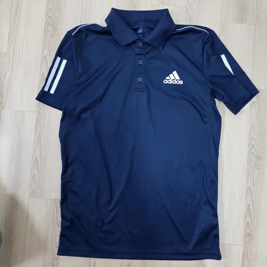 [BUNJANG] Adidas Climacool Short Sleeve Polo Shirt Navy M / 아디다스 클라이마쿨 반팔 카라티 네이비