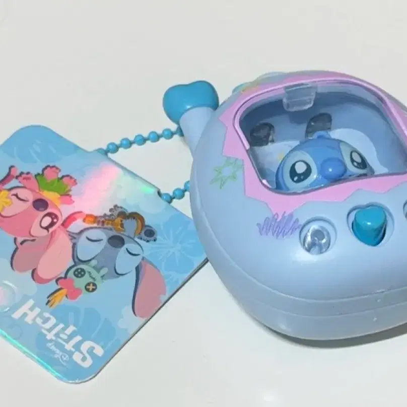 [BUNJANG] Disney Stitch Tamagotchi Keychain / 디즈니 스티치 다마고치 키링 디즈니 키링 스티치 키링