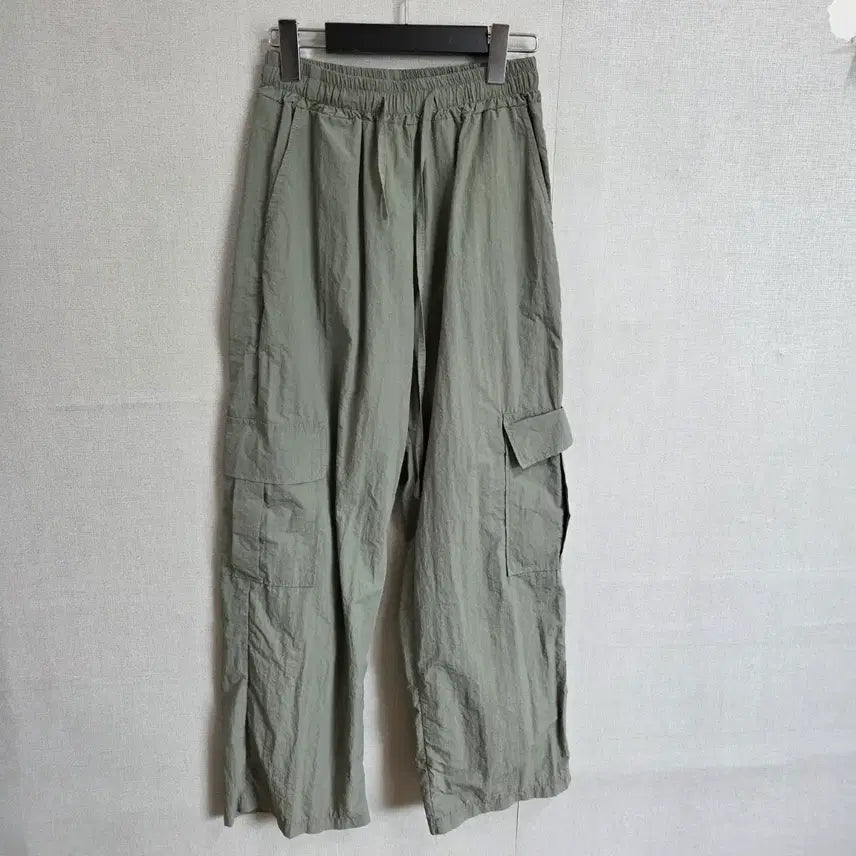 [BUNJANG] Women's Khaki Cargo Banding Pants F JJ3400 / 여성 카키색 카고 밴딩 팬츠 F JJ3400