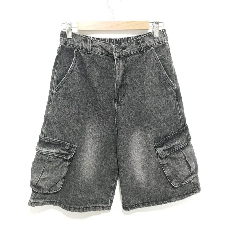 [BUNJANG] DIMITRYBLACK Women's Cargo Bermuda Shorts / 디미트리블랙 여성 카고 버뮤다 팬츠 1_S2260