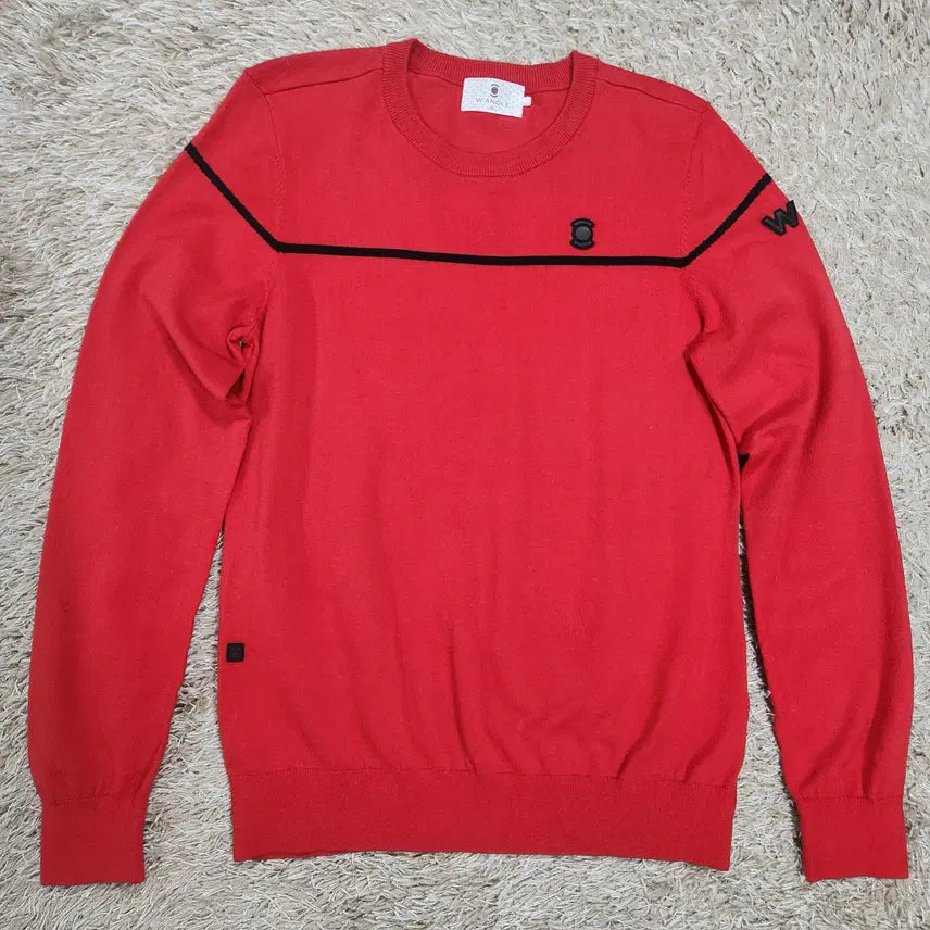 [BUNJANG] Wide Angle Genuine Knit Long Sleeve T-Shirt Size 95 / (빈티지박스)와이드앵글 정품 니트 긴팔티  95