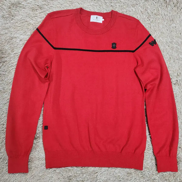 [BUNJANG] Wide Angle Genuine Knit Long Sleeve T-Shirt Size 95 / (빈티지박스)와이드앵글 정품 니트 긴팔티  95