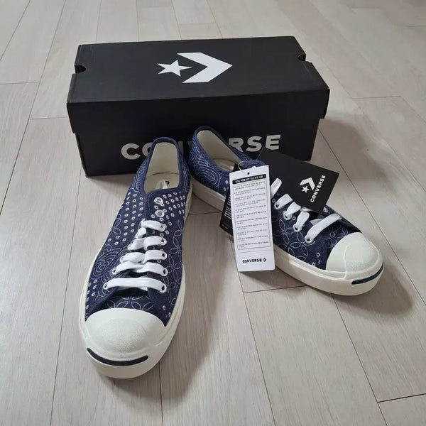 [BUNJANG] Converse Jack Purcell Denim Sneakers - Size 270 / (새상품) 컨버스 잭퍼셀 데님 270