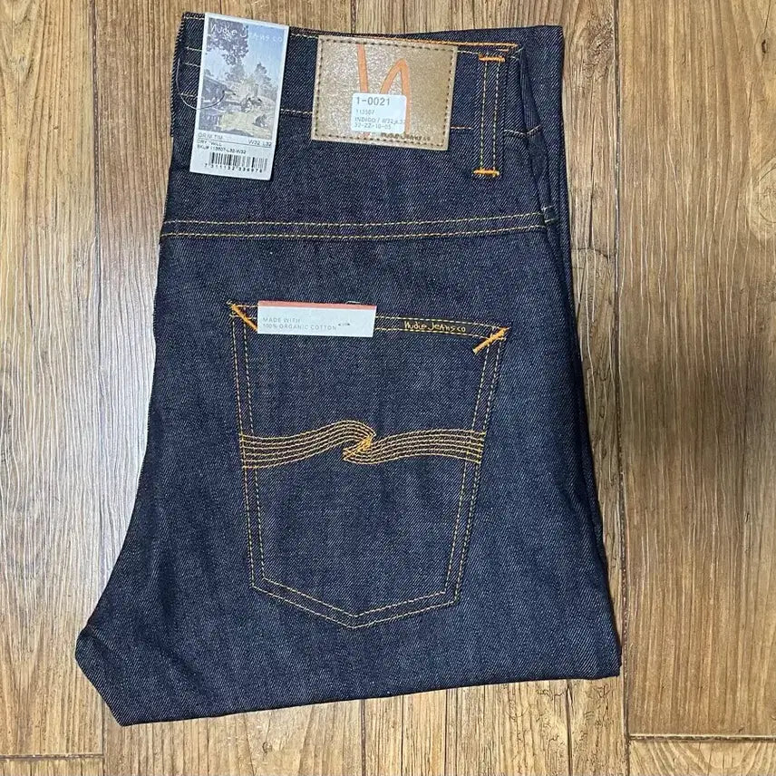 [BUNJANG] Nudie Jeans GrimTim Oddy Blue Slim Straight Jeans 32x32 New / 누디진 그림팀 오드트 32x32 새상품