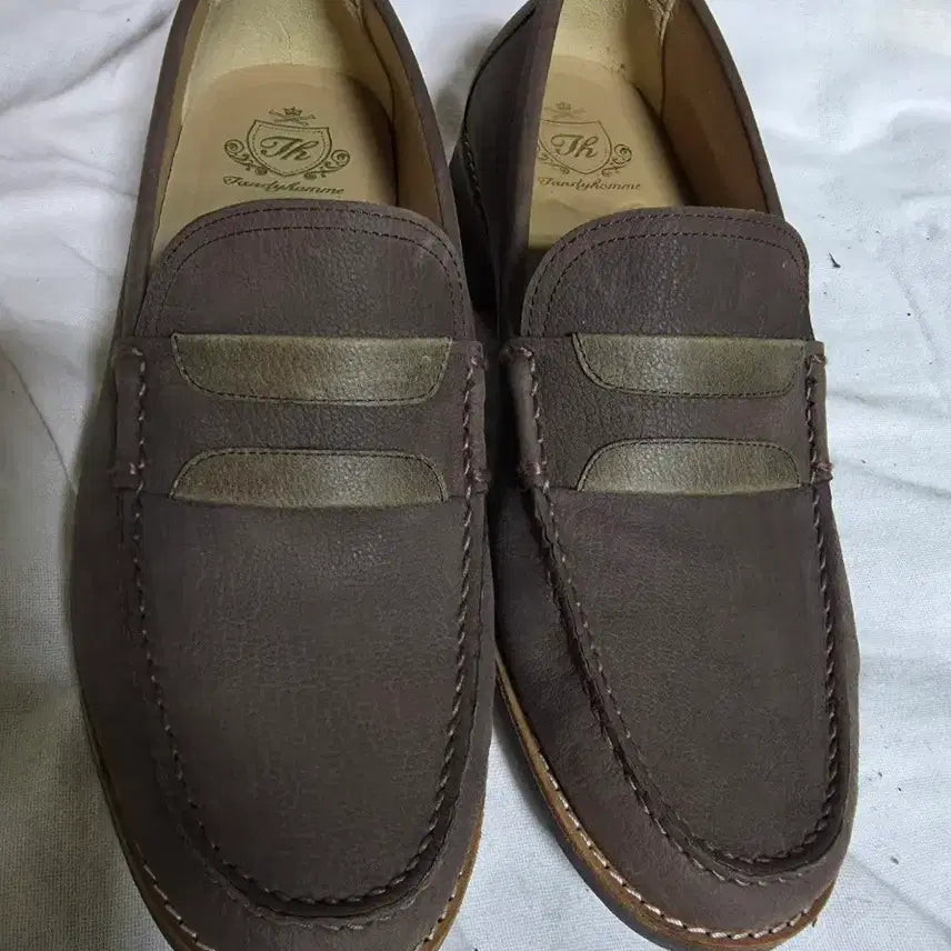 [BUNJANG] TANDY Men's Brown Loafer Shoes / 텐디 남성 로퍼 슈즈