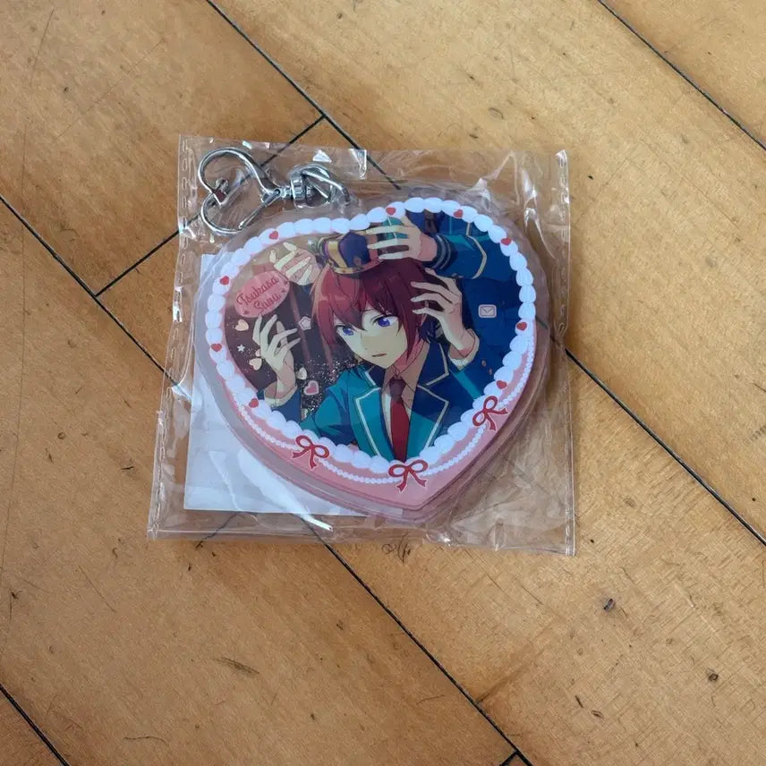 [BUNJANG] Ensemble Stars! Tsukasa Suou Valentine's Day Acrylic Heart Keychain / 스오우 츠카사 발렌타인 데이 유사 아크릴 하트 키링 앙상블스타즈 앙스타