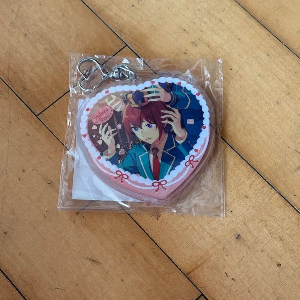 [BUNJANG] Ensemble Stars! Tsukasa Suou Valentine's Day Acrylic Heart Keychain / 스오우 츠카사 발렌타인 데이 유사 아크릴 하트 키링 앙상블스타즈 앙스타