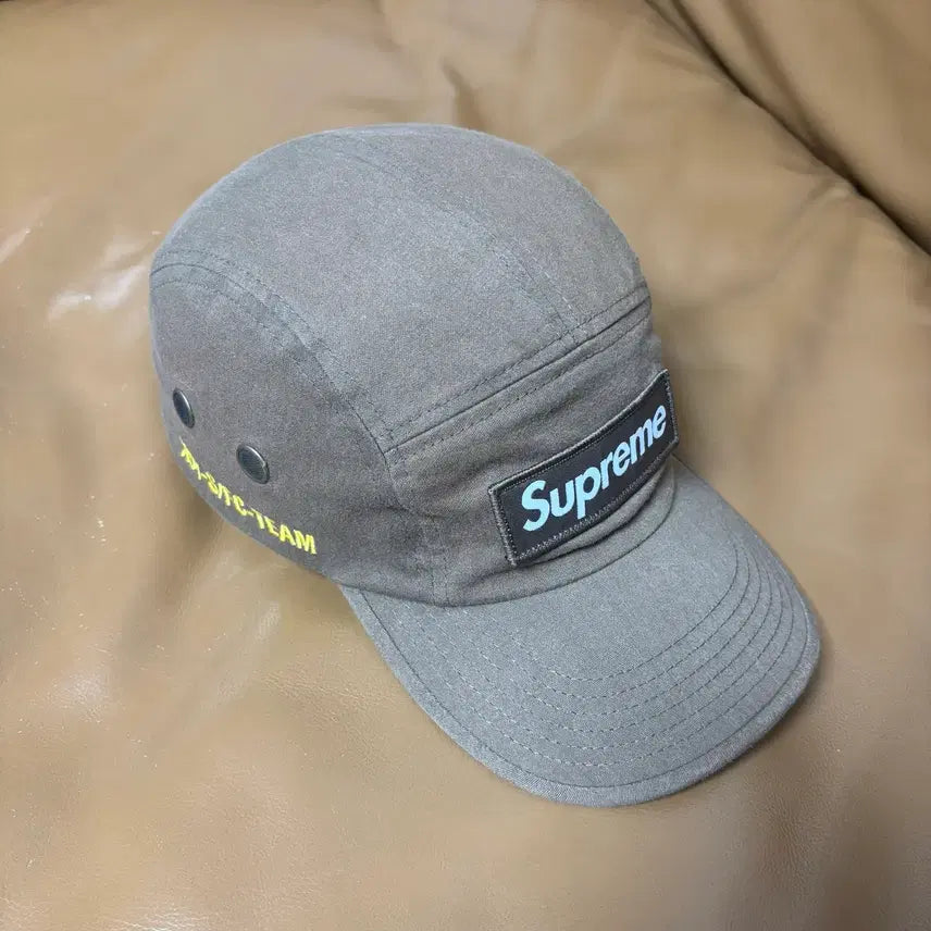 [BUNJANG] Supreme 22SS Camp Cap Military Brown / 슈프림 캠프캡 모자 박스로고 밀리터리 브라운 22SS