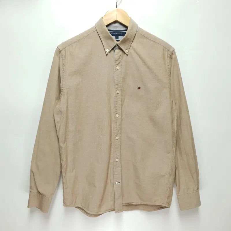 [BUNJANG] Tommy Hilfiger Men's Blue Striped Button-Down Shirt Size S / 타미힐피거 남방 셔츠 S