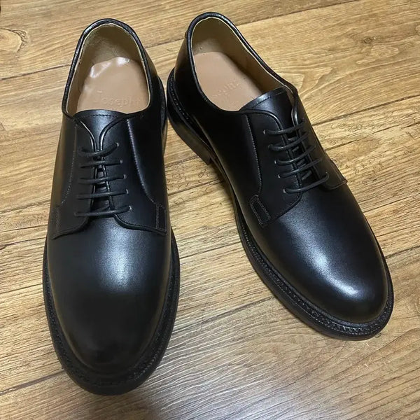 [BUNJANG] Josert 101 Derby Black Leather Shoes / 조셉트 101 더비 블랙 255 새상품