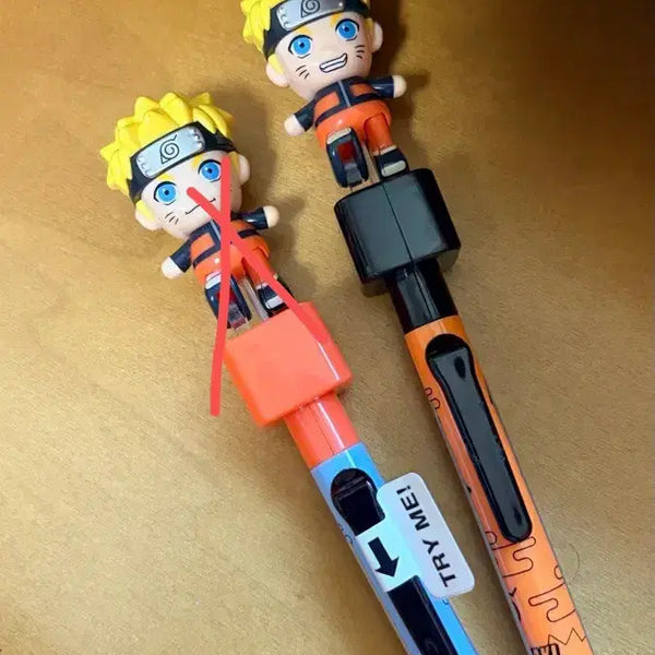 [BUNJANG] Naruto Character Walking Pen Set / 나루토 캐릭터 장식 펜 2개