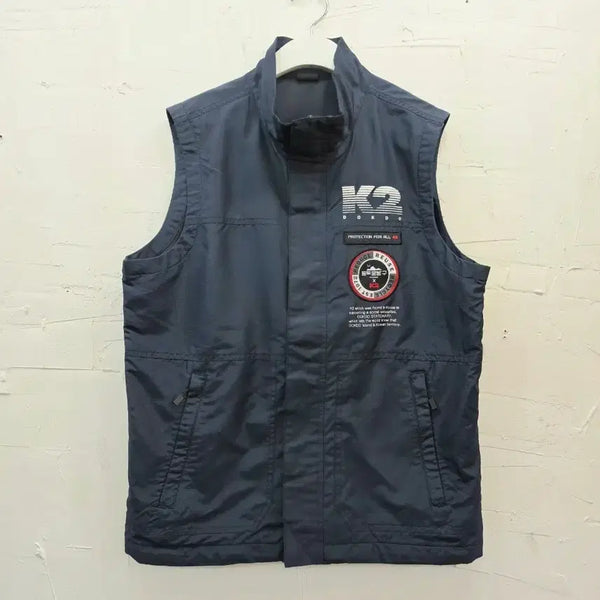 [BUNJANG] K2 x Dokdo Stationery Collaboration Men's Vest Navy Size 95 / K2 x 독도문방구 남성 조끼 95