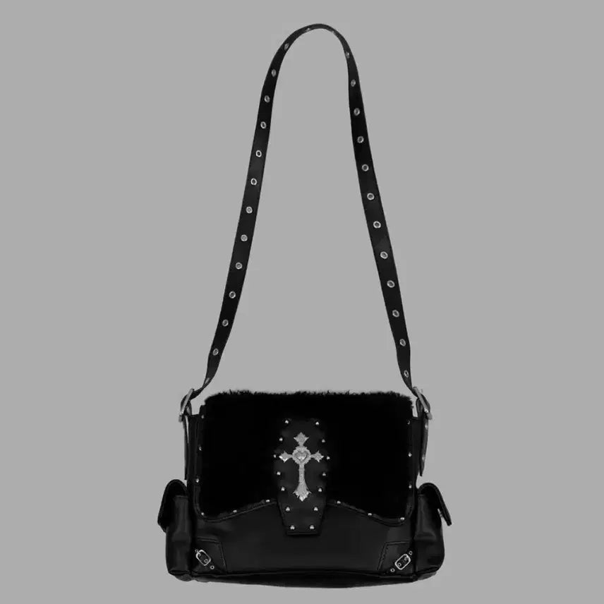 [BUNJANG] Dim More Midnight Drop Bag / 딤모아르 미드나잇 드롭 백 가방 지뢰계 중성계 서브컬쳐 양지뢰 펑크