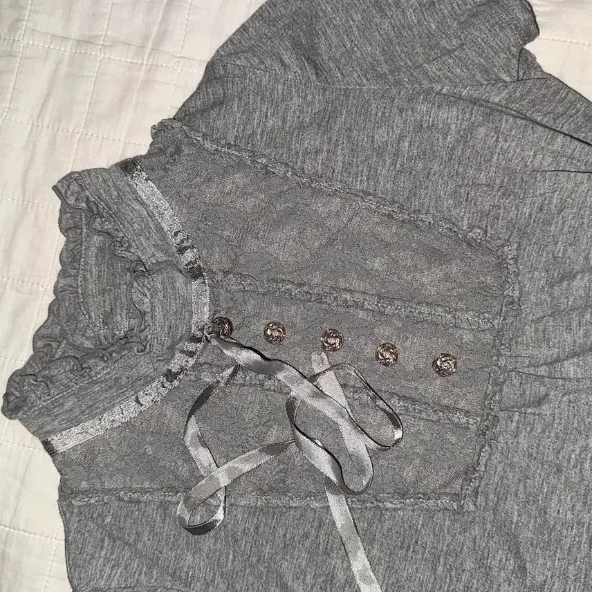 [BUNJANG] Japanese Vintage Lace Blouse Top / 일본빈티지  레이스 블라우스 탑 페어리 로맨틱 히메갸루