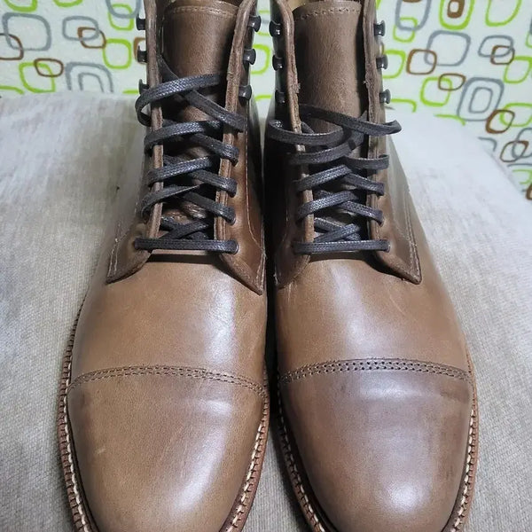 [BUNJANG] Oakstreet Bootmakers Lakeshore Cap-Toe Boots Brown 260 / 오크스트릿 레이크쇼어 캡토 부츠 신품260