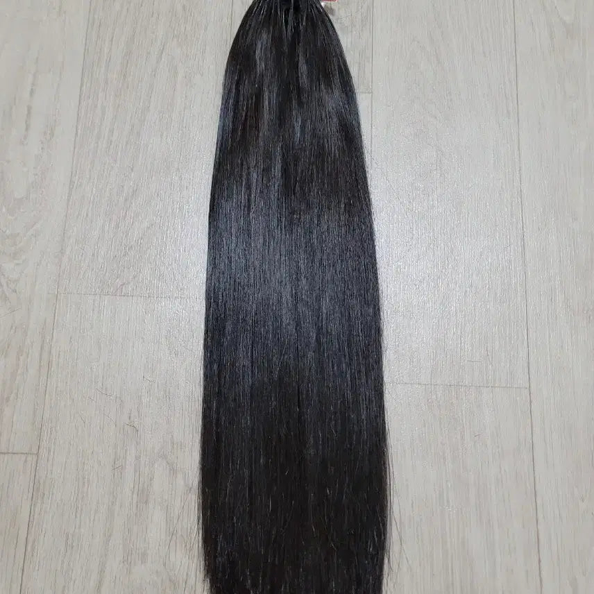 [BUNJANG] 15-inch Natural Hair Tape-In Extensions (208 Strands) / 붙임머리 천연모 15인치 208가닥
